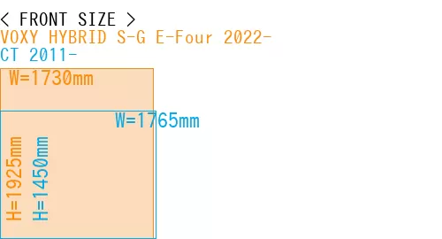 #VOXY HYBRID S-G E-Four 2022- + CT 2011-